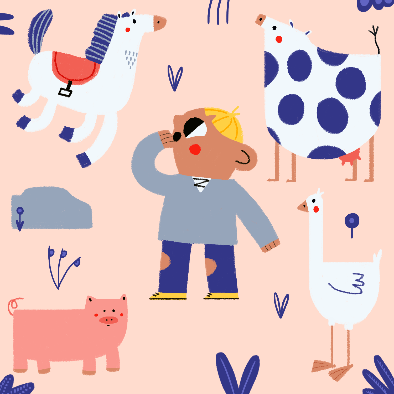 ჰანსის ბედნიერება ილუსტრაცია