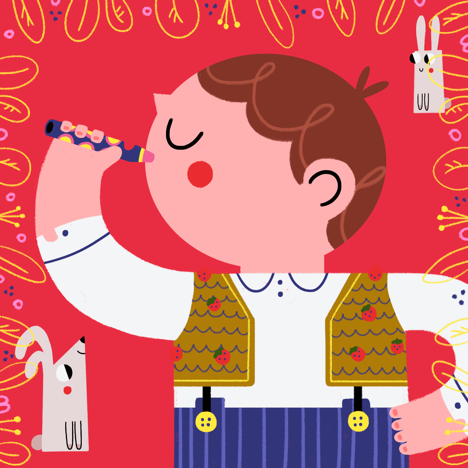 ჯადოსნური სასტვენი ილუსტრაცია