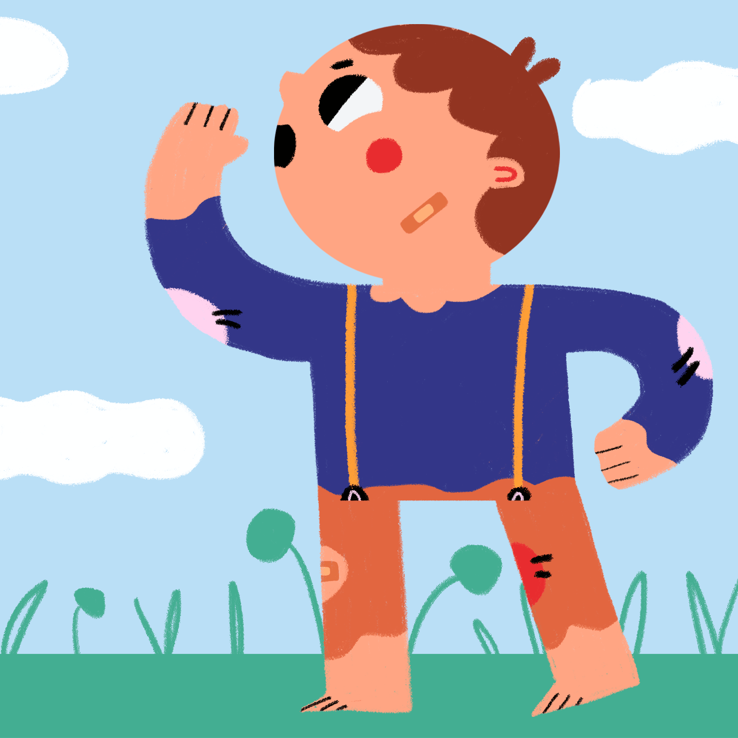 მუჭანახევარა ილუსტრაცია