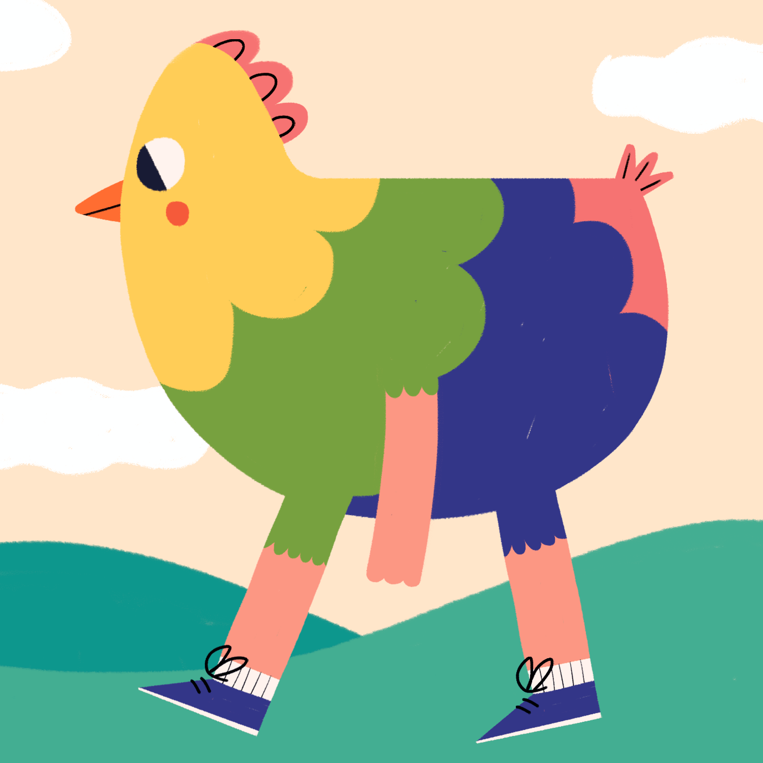 ნახევარქათამა ილუსტრაცია