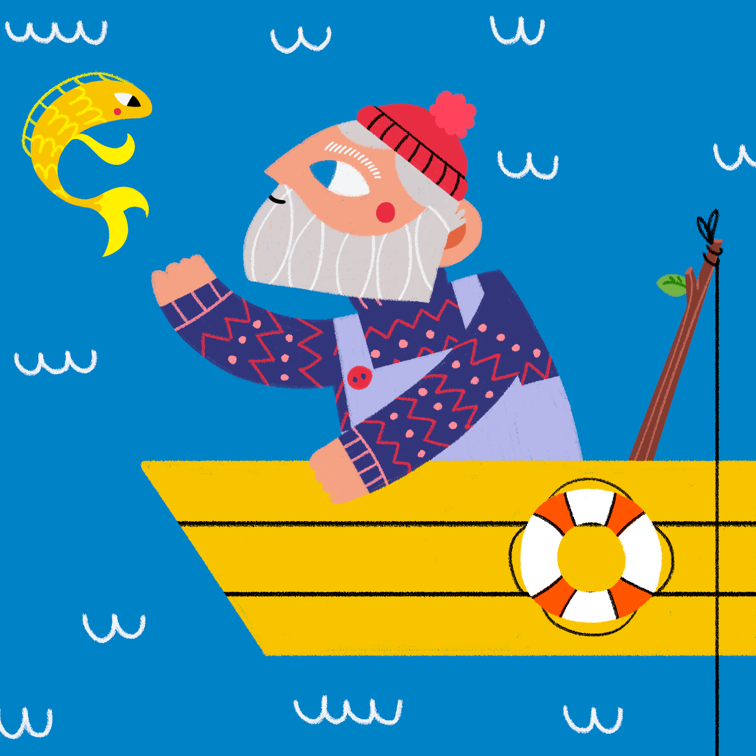 ოქროს ყმაწვილები ილუსტრაცია