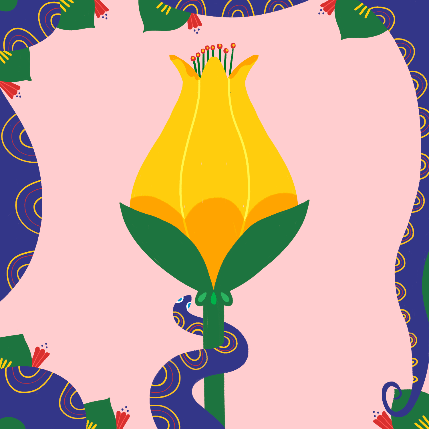 ოქროს ქოთანი ილუსტრაცია